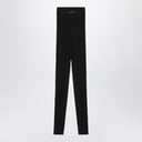 Fear of God Essentials Black leggings in stretch Waffle fabric