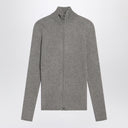 Fear of God Essentials Ribbed grey zip cardigan