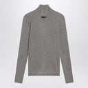 Fear of God Essentials Ribbed grey zip cardigan
