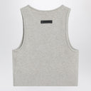 Fear of God Essentials Ribbed greige cropped top
