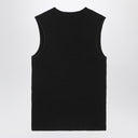 Fear of God Essentials Black tank top in stretch Waffle fabric