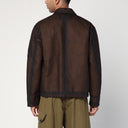 Giacca in nylon marrone sbiadito C.P. Company