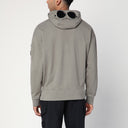 Felpa grigia con zip C.P. Company