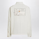 Moncler Genius White Satsuma shacket in canvas and nylon