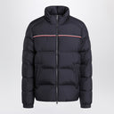 Синяя куртка на молнии Moncler