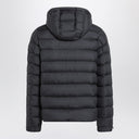 Jaqueta preta Moncler com zíper