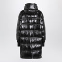 Moncler Grenoble Long glossy black down jacket