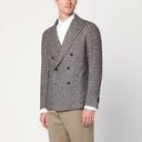 Blazer bege com padrão e abotoamento duplo Tagliatore
