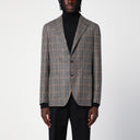 Tagliatore Single-breasted jacket with wool Vichy pattern
