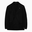 Blazer preto de lã com abotoamento duplo Tagliatore New York