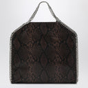 Bolsa Stella McCartney Falabella Tote dobrável com estampa de cobra