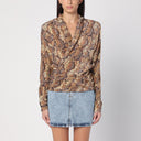 ISABEL MARANT Schlangenprint Marlin Bluse