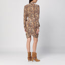 ISABEL MARANT Cleora Kleid mit Schlangenprint