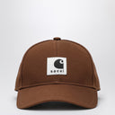 Sacai x Carhartt WIP Beige baseball cap with logo patch