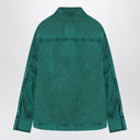 A camisa verde de algodão Attico