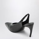 Der Attico Schwarze Viper Slingback