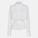 The Attico White cotton shirt