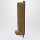 Der Attico Lea Militärgrün hoher Stiefel