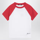 JACQUEMUS Baseball white/red T-shirt