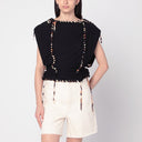 ISABEL MARANT Top Zohra black in cotton