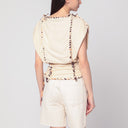 ISABEL MARANT Top Zohra écru aus Baumwolle