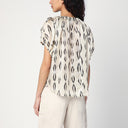 Blusa ISABEL MARANT en seda color crudo/negro