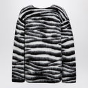 Marc Jacobs Pullover mit Zebramuster aus Wollmischung