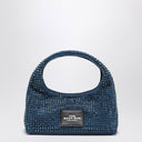 Marc Jacobs Bolsa The Mini Sack en mezclilla con pedrería