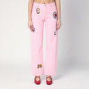 Marc Jacobs rosa Jeans mit Drucken