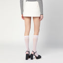 Minigonna in tweed testurizzato avorio Marc Jacobs