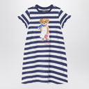 Robe rayée Polo Bear Polo Ralph Lauren bleu marine/blanc