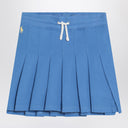 Polo Ralph Lauren hellblauer plissierter Minirock