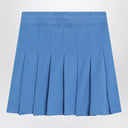 Polo Ralph Lauren hellblauer plissierter Minirock