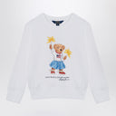 Polo Ralph Lauren White cotton blend sweatshirt with print