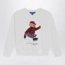 Sudadera Polo Ralph Lauren con oso Polo blanco