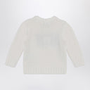 Polo Ralph Lauren White cotton jumper with flag inlay
