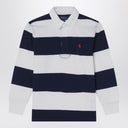 Polo Ralph Lauren White/navy blue striped polo