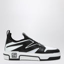 Zapatillas de cuero y textil negras Christian Louboutin Astroflash