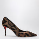 Zapatos de salón Miss Z de piel de potro con estampado de leopardo de Christian Louboutin