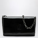 Christian Louboutin Loubi54 black patent leather clutch bag