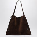 Christian Louboutin Brown suede Baggy tote bag