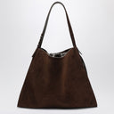 Christian Louboutin Brown suede Baggy tote bag