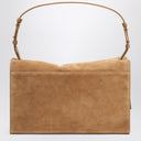 Christian Louboutin Baggy small beige shoulder bag in suede