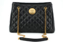 Bolso Tote Elegante de Cuero Nappa Acolchado