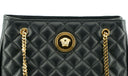 Elegante borsa tote trapuntata in pelle Nappa
