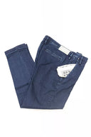 Blue Cotton Women Chino Jeans