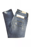 Blue Cotton Women Jeans With Pony Skin Label