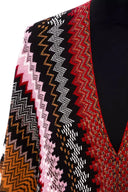 Multicolor Wool Women Poncho - Allure Absolue