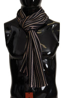 Authentic Multicolor Wool Mens Scarf Missoni