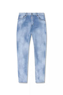 Light Blue Cotton Men Jeans